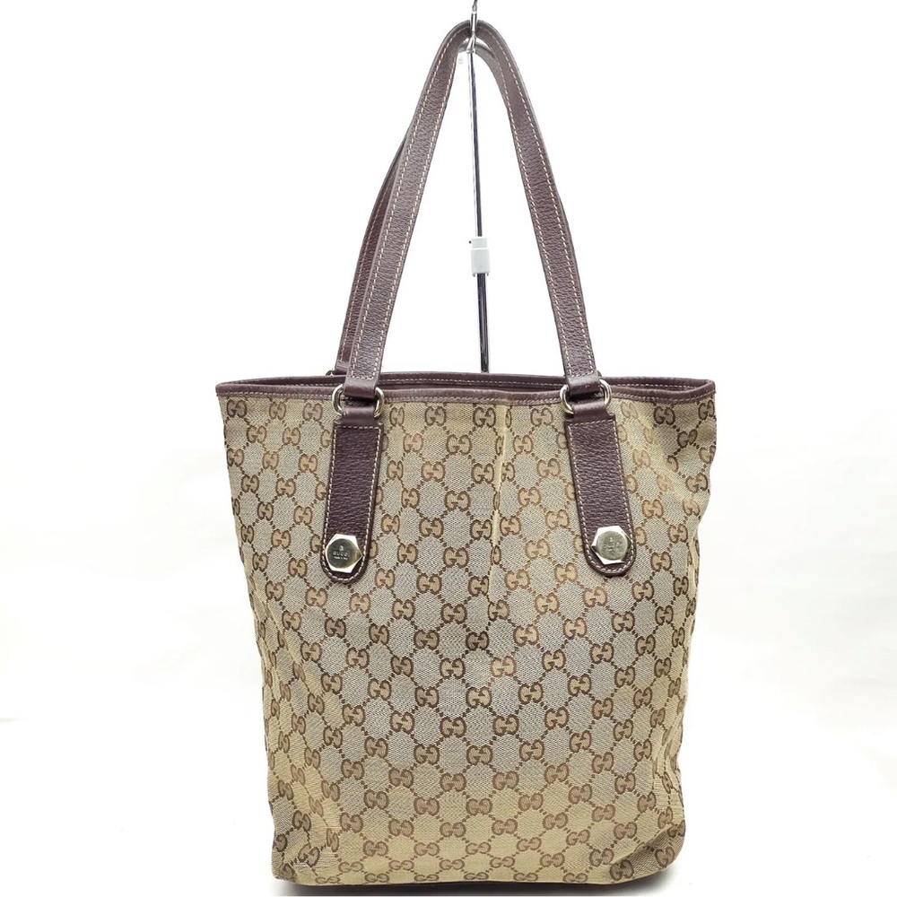 Gucci tote bag beige canvas
